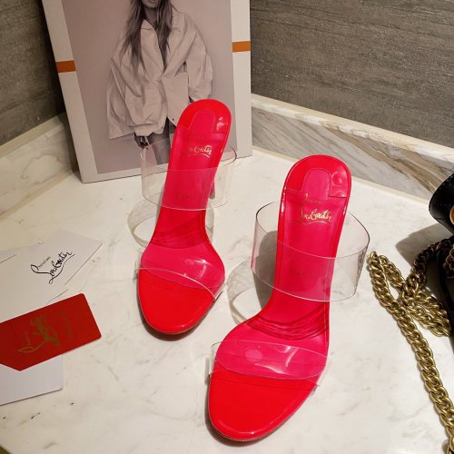 Christian Louboutin Womens Shoes High Heels Mule Sandals Just Nothing