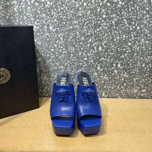 Versace Brand Womens Sandals Shoes Pumps Leather Big Size LA MEDUSA LEATHER PUMPS Design Luxury Brand Sandals for Women