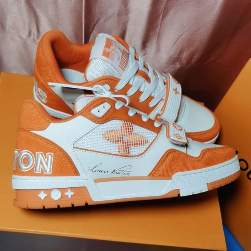 Louis Vuitton Men Shoes Fashion Sneakers Design Luxury Brand LV TRAINER SNEAKER with Original Box 1A9ZBI