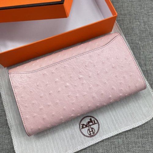 Hermes Womens Mens Wallets Purse Constance Clutch Leather Design Coin Bag with Original Box