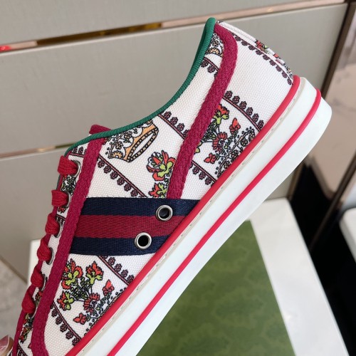 Gucci Womens Shoes Sneakers Luxury Brand Women's Gucci Tennis 1977 sneaker 694741 17L10 9060 with Original Box