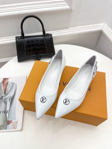 Louis Vuitton Womens Shoes Pumps Sandals Leather Design Luxury Brand Fashion Sandals with Original Box