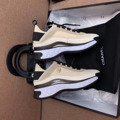 Chanel Men Shoes Sneakers Fashion Design Luxury Brand Lace-Up Sports Shoes with Original Box