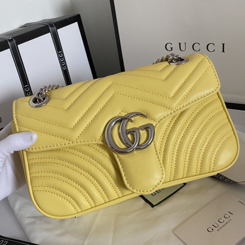 Gucci Womens Bags Shoulder Messenger Bag Luxury Brand Small GG Marmont bag with Original Box