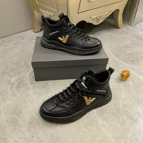 Armani Men Shoes Sneakers Fashion Design Luxury Brand Design