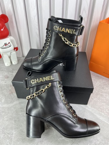 Chanel Womens Shoes Boots Luxury Brand Design with Original Box Women Fashion Ankle Boots 6cm Heel