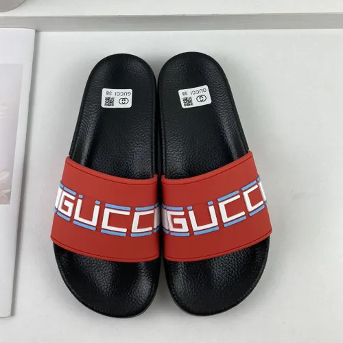 Gucci Mens Shoes Sandals Slides Slippers Luxury Brand Thick Sole Design with Original Box