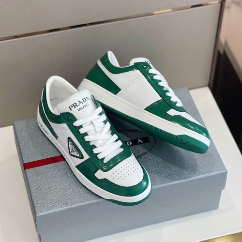 Prada Mens Shoes Sneakers Casual Shoes for Men Luxury Brand White Prada PRAX 1 sneakers with Original Box 4E3576_3LFV_F0009