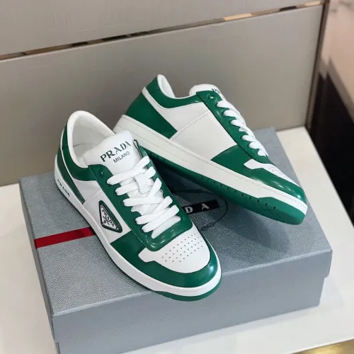 Prada Mens Shoes Sneakers Casual Shoes for Men Luxury Brand White Prada PRAX 1 sneakers with Original Box 4E3576_3LFV_F0009