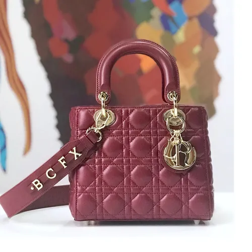 Dior Womens Bags Handbags Luxury Fashion LADY DIOR D-LITE BAG with Original Box