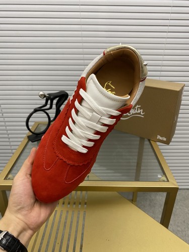Christian Louboutin Mens Shoes Sneakers Luxury Brand Red Bottom Design Sports Footwears