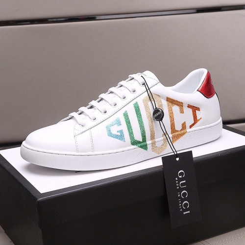 Gucci Womens Shoes Fashion Sneakers Lace-Up Luxury Brand Women's Ace Embroidered Sneaker with Original Box