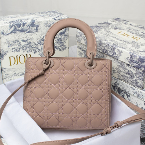 Dior Womens Bags Handbags Luxury Fashion MEDIUM LADY D-LITE BAG with Original Box