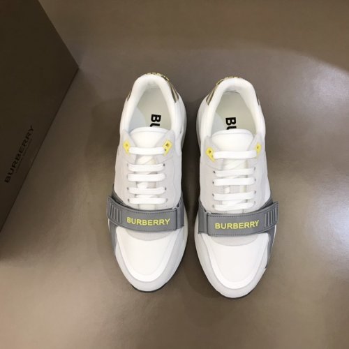Burberry Mens Shoes Sneakers Fashion Type Luxury Brand Vintage Check Cotton Sneaker with Original Box