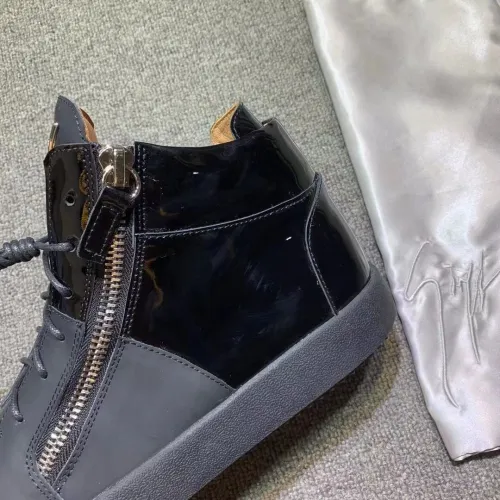 Giuseppe Zanotti Mens Shoes Luxury Brand High Top Sneakers Coby