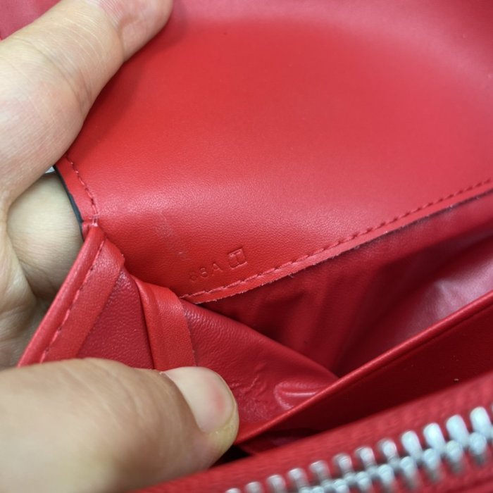 Hermes Womens Mens Wallets Purse Constance Clutch Leather Design Coin Bag with Original Box