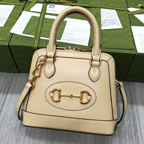 Gucci Womens Bags Shoulder Messenger Bag Luxury Brand Gucci Horsebit 1955 mini top handle bag 640716 0YK0G 9830 with Original Box