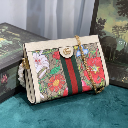 Gucci Womens Bags Handbags Luxury Brand Ophidia GG small shoulder bag with Original Box 503877 K05NG 8745