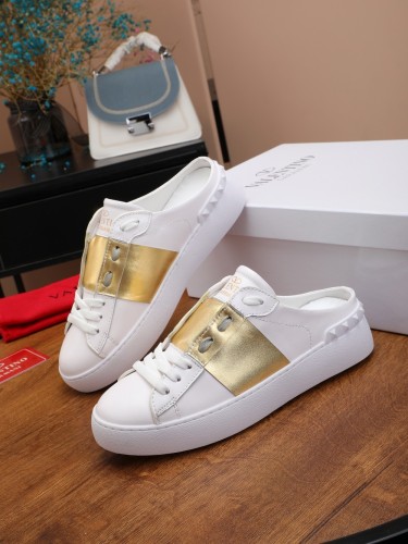 Valentino Womens Shoes Fashion Design Luxury Brand OPEN SNEAKER WITH VLTN PRINT with Original Box WY0S0830BLUA01