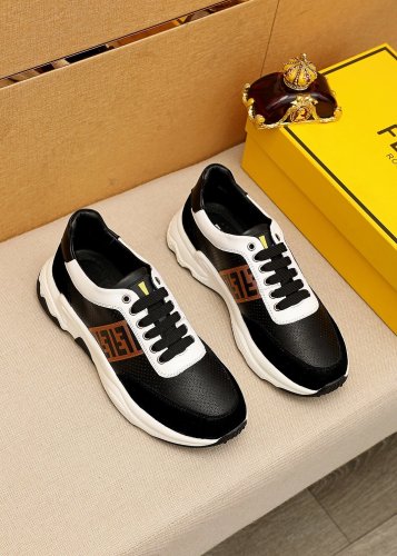 Fendi Mens Shoes Fashion Sneakers Luxury Brand Casual Shoes for Men with Original Box