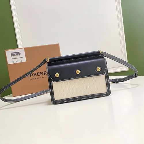 Burberry Womens Bag Mini Horseferry Print Title Bag with Pocket Detail