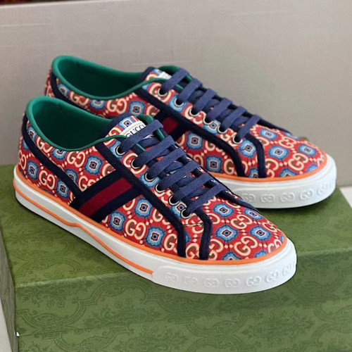 Gucci Womens Shoes Sneakers Luxury Brand Women's Gucci Tennis 1977 sneaker 694741 17L10 9060 with Original Box