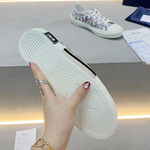 Dior Men Shoes Sneakers Casual Luxury Brand B23 Low-Top Sneaker with Original Box