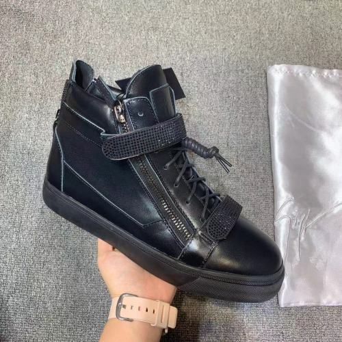 Giuseppe Zanotti Mens Shoes Luxury Brand High Top Sneakers Coby