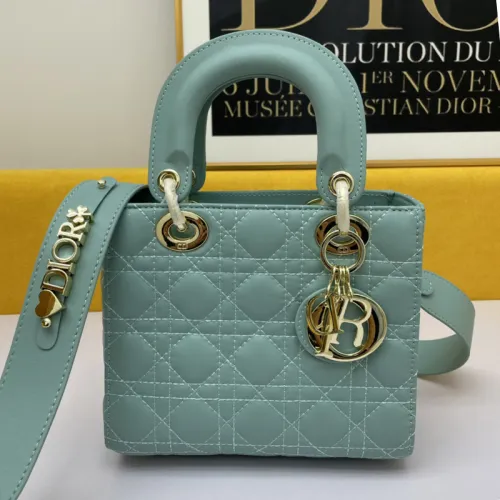Dior Womens Bags Handbags Luxury Fashion LADY DIOR D-LITE BAG with Original Box