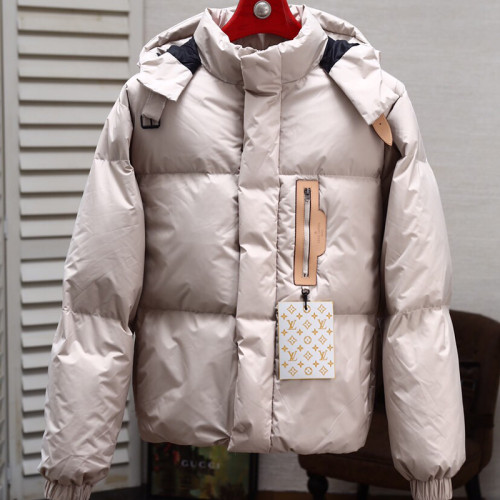 Louis Vuitton Design Mens Womens Winter Windprood Down Jackets Keep Warm 80% White Duck Down