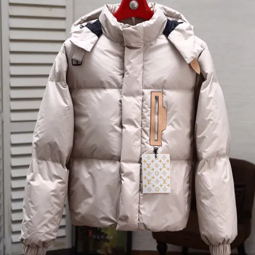Louis Vuitton Design Mens Womens Winter Windprood Down Jackets Keep Warm 80% White Duck Down