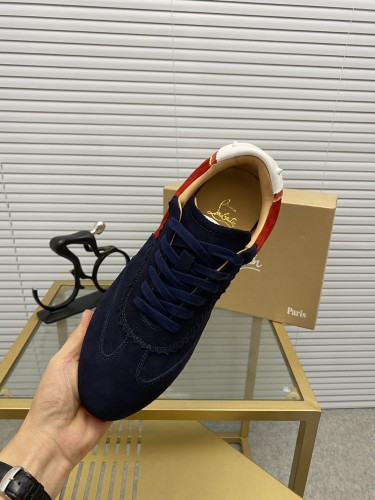 Christian Louboutin Mens Shoes Sneakers Luxury Brand Red Bottom Design Sports Footwears