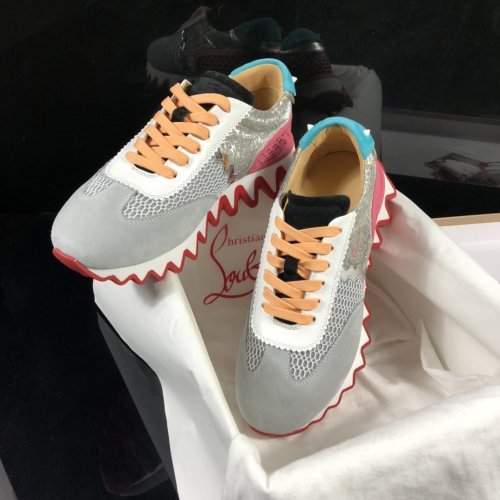 Christian Louboutin Womens Shoes Sneakers Luxury Brand with Original Box Fashion Sneakers