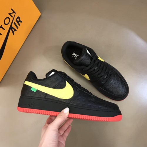 Louis Vuitton NIKE Off-White Men Shoes Fashion Sneakers Design Luxury Brand LVXNIKE Air Force Sneakers with Original Box