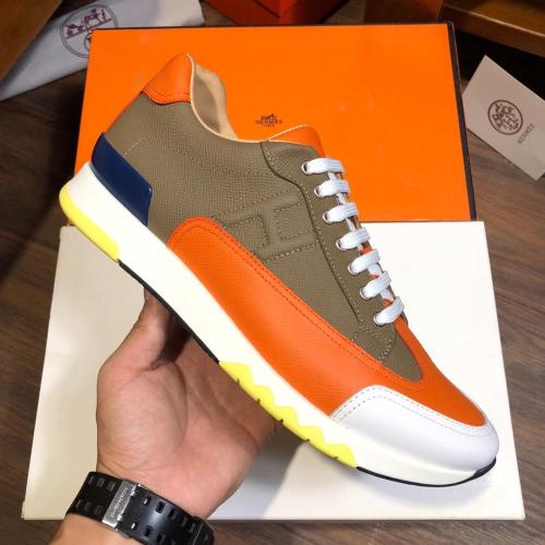 Hermes Men Shoes Luxury Brand Fashion Shoes TRAIL SNEAKER