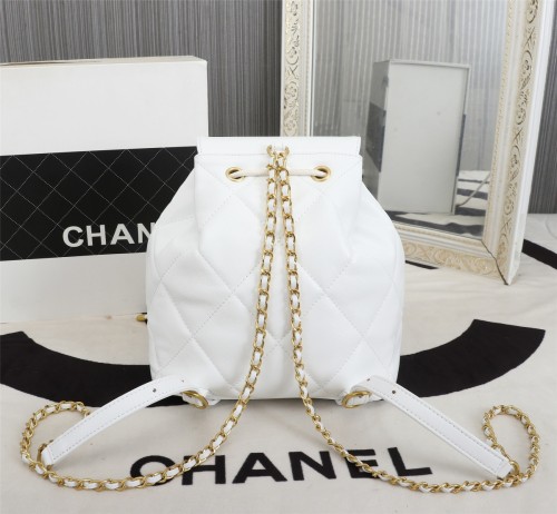 Chanel Womens Bags Drawstring Backpack