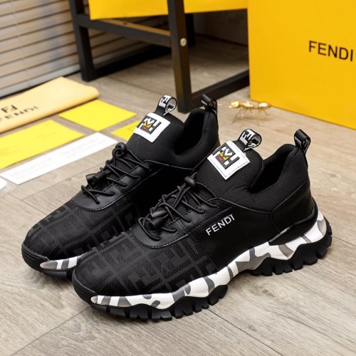 Fendi Mens Shoes Fashion Sneakers Luxury Brand Casual Shoes for Men with Original Box