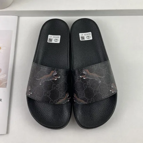 Gucci Mens Shoes Sandals Slides Slippers Luxury Brand Thick Sole Design with Original Box