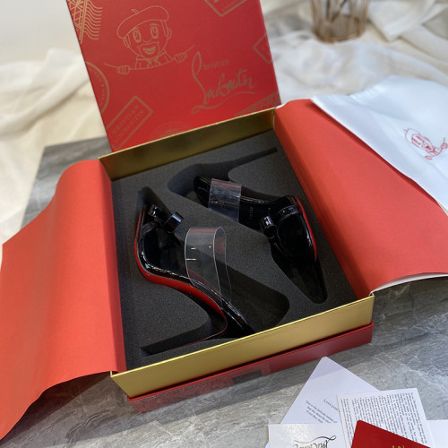 Christian Louboutin Womens Shoes High Heels Just Nodo Mule Sandals