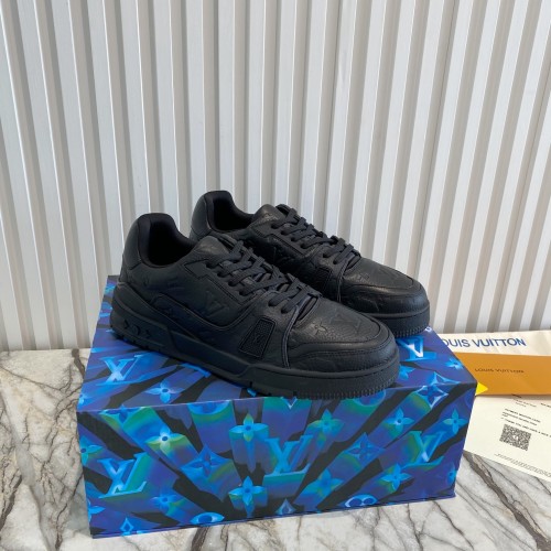 Louis Vuitton Men Shoes Fashion Sneakers Design Luxury Brand LV TRAINER SNEAKER with Original Box 1A9AFY