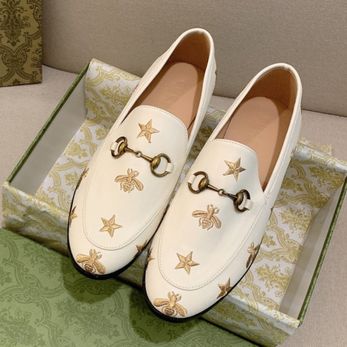 Gucci Womens Shoes Casual Design Loafers Leather Luxury Brand loafer with Original Box