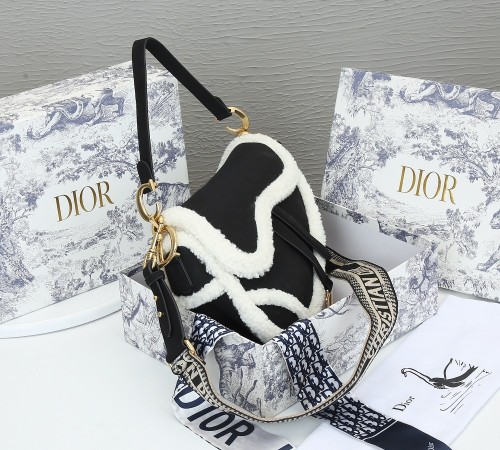 Dior Womens Bag Saddle Bag Luxury Brand Fashion SADDLE BAG with Original Box