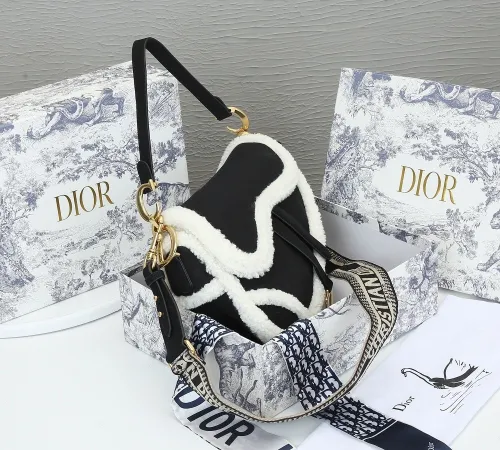 Dior Womens Bag Saddle Bag Luxury Brand Fashion SADDLE BAG with Original Box