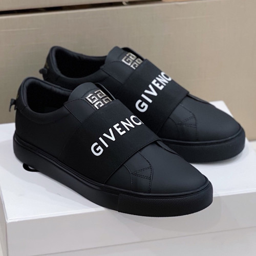 Givenchy Men Shoes Fashion Type Luxury Brand GIVENCHY SNEAKERS IN LEATHER WITH LATEX BAND with Original Box
