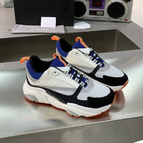 Dior Mens Shoes Sneakers Luxury Brand Breathable Design B22 SNEAKER with Original Box
