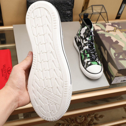 Valentino Men Shoes Fashion Design Luxury Brand Giggies High-Top Fabric Sneaker
