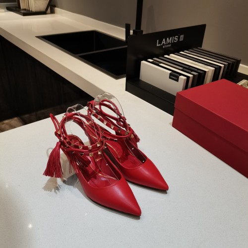 Valentino Womens Shoes Rockstud Slingback Pump 5cm