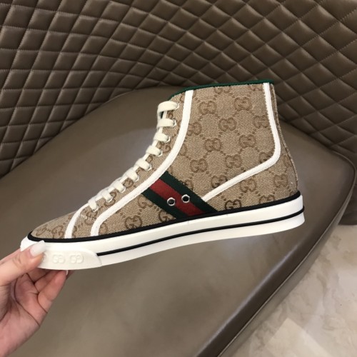 Gucci Womens Shoes Luxury Brand Women's Gucci Tennis 1977 High Top Sneaker ‎625807 HVK70 9765