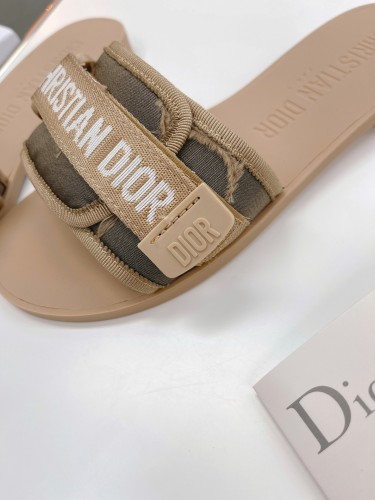 Dior Women Shoes Mule DWAY DIO(R)EVOLUTION SLIDE Luxury Brand DIO(R)EVOLUTION SLIDE Nude Camouflage Technical Fabric KCQ431CNF_S12U