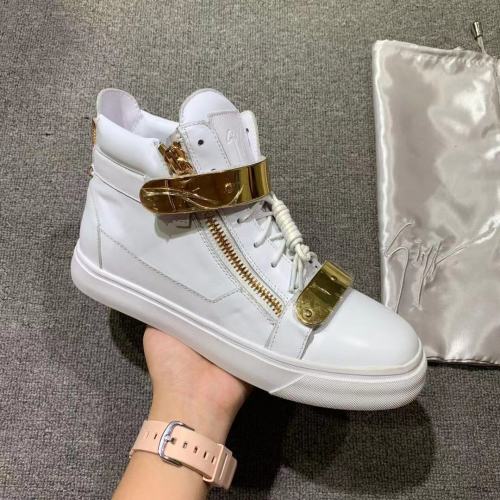 Giuseppe Zanotti Mens Shoes Luxury Brand High Top Sneakers Coby